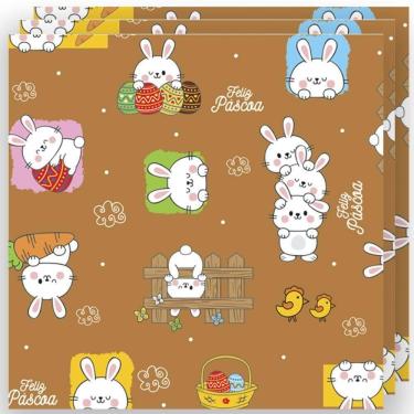 Imagem de Embalagem Para Ovo De Páscoa Turminha Feliz 69cm X 89cm - 3 Un