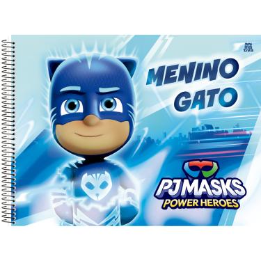 Imagem de Caderno Desenho 60 Folhas PJ Masks Animativa 5153