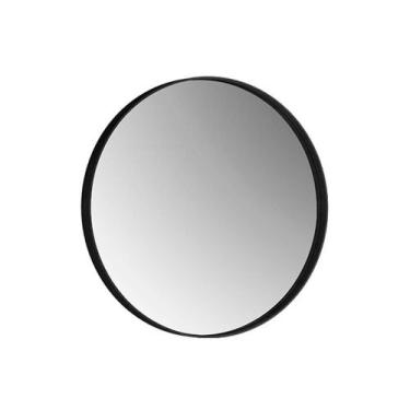 Imagem de Espelho Decorativo Redondo 50 cm Palermo Preto - CasaH