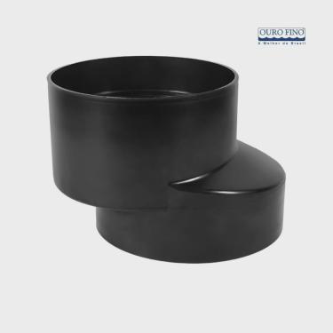 Imagem de Desloca Vaso Bolsa Excentrica para Vaso Sanitario 100mm Preto
