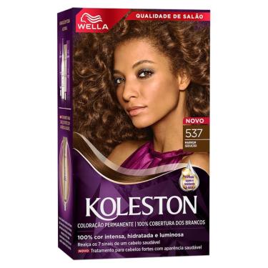 Imagem de Coloração Koleston Wella 537 Marrom Sedução