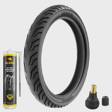 Imagem de Pneu Pop 100 Biz 125 80/100-14 49l Tl Ss48 (r) Rinaldi + Selante + Bico