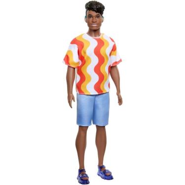 Imagem de Fashionistas Ken nº 220 com aparelhos auditivos Negro - Mattel