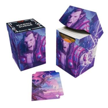 Imagem de Ultra Pro - Tarkir Dragonstorm Zurgo Stormrender/Neriv, Crackling Vanguard (Mardu Surge Commander Deck) 100+ caixa de baralho para Magic: The Gathering | Caixa de baralho Magic Gathering MTG suporte