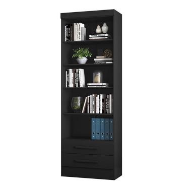 Imagem de Estante Livreiro 3420 Preto Qmovi
