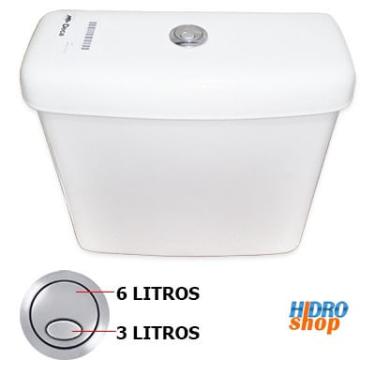 Imagem de Caixa Acoplada Deca Duplo Acionamento Vogue Plus Monte Carlo Village - CD01F17