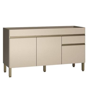 Imagem de Balcão de Pia Line 150 cm Vanilla - Kits Paraná