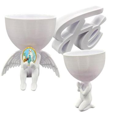 Imagem de Decoração Casa Nossa Senhora de Lourdes Anjo Guarda Oração - Point da 