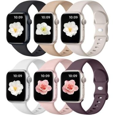 Imagem de Pulseiras de relógio Maledan Silicone Sport Bracelet para Apple Watch 