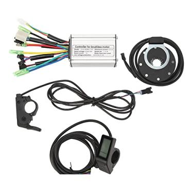 Imagem de Kit de conversão de bicicleta elétrica Profissional KT 15A Controlador LCD4 Painel TT009 Busácão do polegar para 36V 48V 250W Motor Diy Biciclo elétrico Scooter elétrico Alumínio