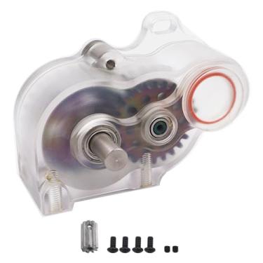 Imagem de HOPLEX Aluminum LCG Center Transmission Gearbox with Steel Gear Upgrades Part for for 1/10 RC Car SCX10 TRX4 RC4WD Capra Axle DIY Chassis(Clear)