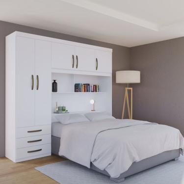 Imagem de Guarda Roupa 5 Portas 3 Gavetas 1 Baú Cancun