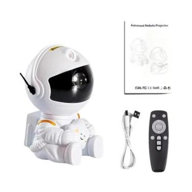 Imagem de Projetor de Astronauta, Céu Estrelado e Aurora - Decoração para Quarto