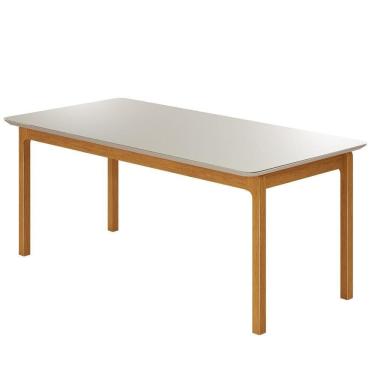 Imagem de Mesa De Jantar Retangular Cativa Jcm Off White 1,80 M