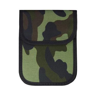 Imagem de Bolsa camuflada Faraday para chaveiro de carro – Bolsa com bloqueio de sinal RFID para entrada sem chave – Capa protetora antifurto – exclusiva para chaves de carro – Capa de segurança EMF Shield