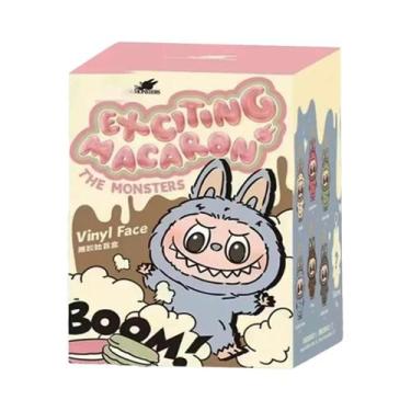 Imagem de Labubu Macaron Anime Figura Caixa Cega Popmart Mokoko Réplica De Bonec