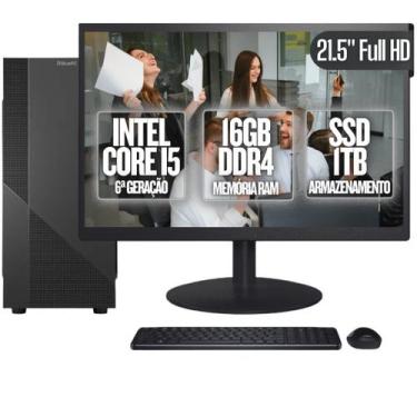 Imagem de Computador Completo BluePC Task Intel Core i5 6ª Geração 16GB DDR4 SSD