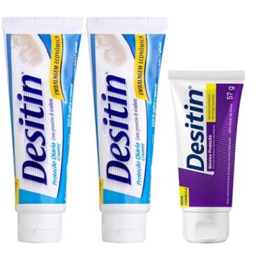 Imagem de Kit Desitin: 2 Creamy 113g + Máxima Duração 57g , 170g