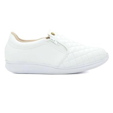 Imagem de Tenis Feminina Modare Original Slip On Ziper Calce Facil 224, 36, Bran