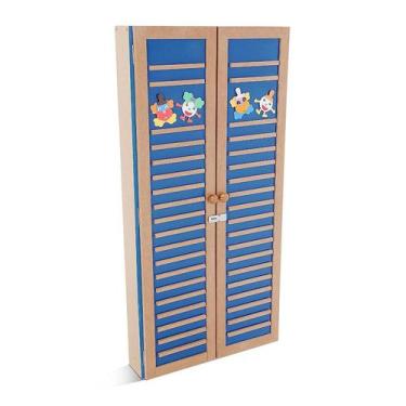 Imagem de Cantinho Dois Em Um MDF Caixa de Papelão Unissex Colorido - Carlu