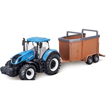 Imagem de TRATOR FENDT 1050 VARIO VERDE COM REBOQUE E FENOS