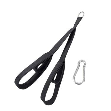 Imagem de UGPLM Cabo de fixação para corda de tríceps, acessórios para exercícios de bíceps, extensão para puxar para baixo, treinamento de exercícios, alça de