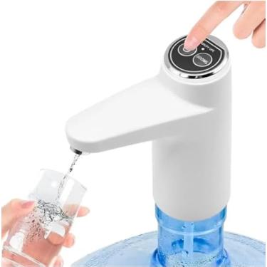 Imagem de Bomba Eletrica Para Galão De Água Mineral De 5L, 10L, 20L E Similares (Branco)