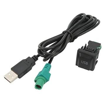 Imagem de Mbeysaq Botão de interruptor USB de áudio automotivo e cabo adaptador para leitor de CD RCD510Plus RCD310Plus - fácil instalação, som