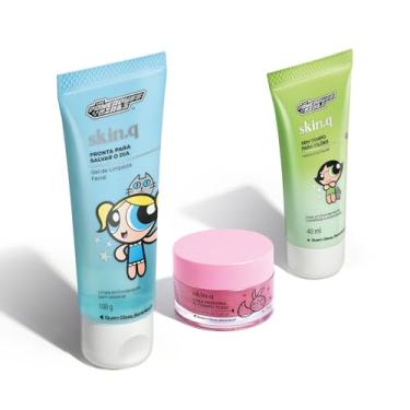 Imagem de Combo Rotina Poderosa As Meninas Super Poderosas:Gel de Limpeza Facial 100g + Hidratante Facial 40ml + Hidratante Labial 9g