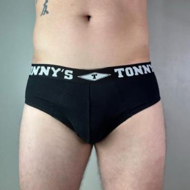 Imagem de Cueca Slip Tradicional de Cotton - Gimara, G, Preto