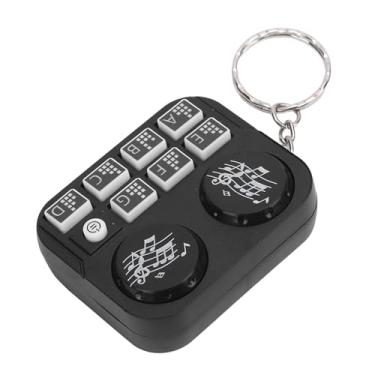 Imagem de SUNGOOYUE Mini Luzes Coloridas Dj Dj Disco Tocador de Keychain Musical Experiência para Fãs de Materiais ABS (Preto)