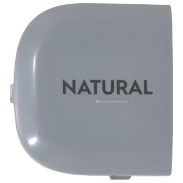 Imagem de Botão Esquerdo Cinza Com Inscrição Natural Para Purificador de Água Electrolux PE15B Original