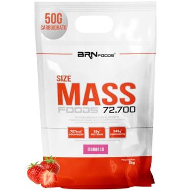 Imagem de Hipercalórico Size Mass Foods 72.700 Chocolate 3kg – BRN Foods