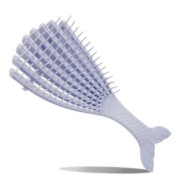 Imagem de Escova desembaraçadora para cabelos cacheados - definir, modelar e pentear para cabelos lisos e secos e úmidos, acessórios para mulheres e homens (roxo-1 peça)