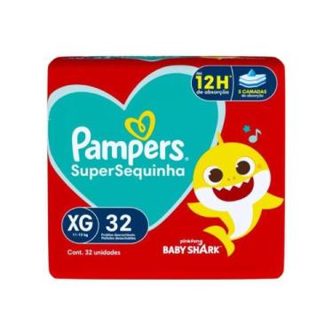Imagem de FRALDA PAMPERS SUPER SEQUINHA XG 32un