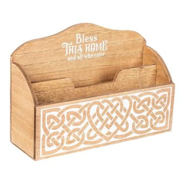 Imagem de MERIGLARE Organizador de correspondência de mesa, organizador de documentos, prateleira decorativa, suporte moderno para documentos, suporte de correspondência