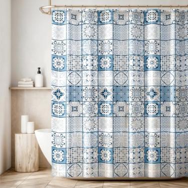 Imagem de 1 Cortina Box Banheiro Antimofo Ganchos 180x180 Pev Es M08