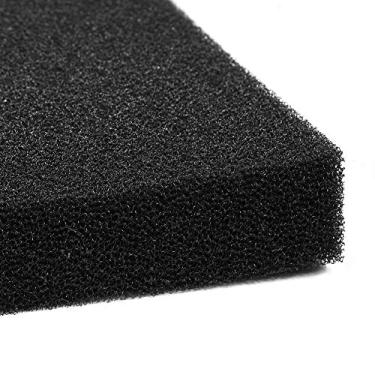 Imagem de Ejoyous Filtro de Aquário Esponja de Peixe Tanque de Tanque de Peixe Bio Bio Sponge Bloco 3 Tamanhos (2cm 4cm 5cm) Forma Densa Suave e (50 * 50 * 5cm de orifício de espessura)