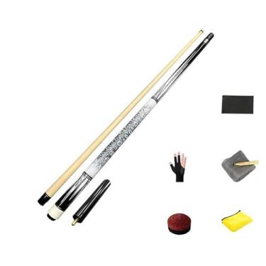 Imagem de Taco de Sinuca Profissional 1/2 em Madeira de Bordo - 147 cm (58 pol), Cabeça 10,2/11,8/12,5 mm - Boa Qualidade da Madeira e Construção Perfeita (Tacos de bilhar e acessórios, 10.2mm)