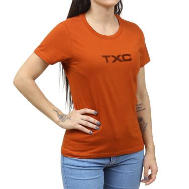 Imagem de Camiseta Feminina Laranja TXC 38279