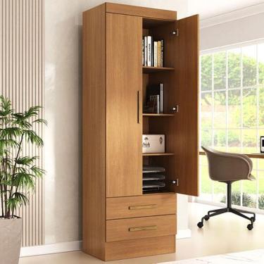 Imagem de Armário para Escritório Modulare 2 Portas 2 Gavetas Cinamomo - Panoram