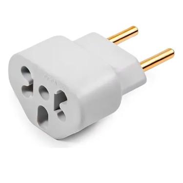 Imagem de Adaptador de Tomadas Bob Love Benjamin 10A 20A Plug Pino Grosso