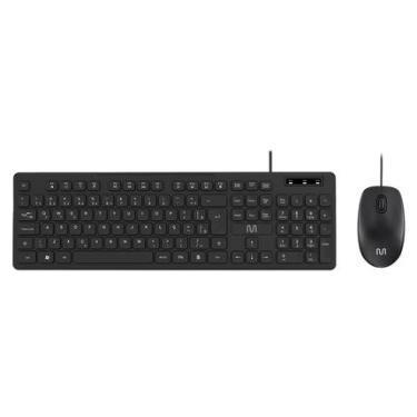 Imagem de Kit Teclado e Mouse Com Fio CF300 Usb 1200dpi Teclas Chocolate Multi (Multilaser) - TC310OUT [Remanufaturado] TC310OUT
