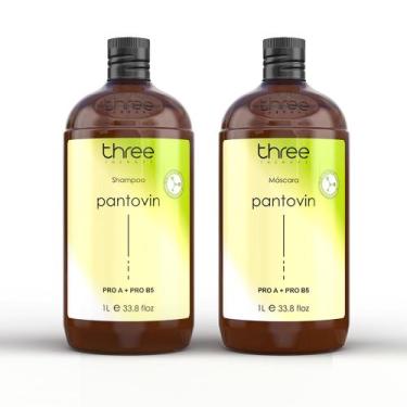 Imagem de Kit shampoo e máscara pantovin 1l