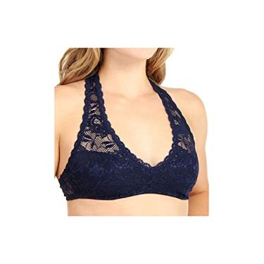 Imagem de Cosabella Women's Never Say Never Racie Racer Back Bra, Blue (Navy), L