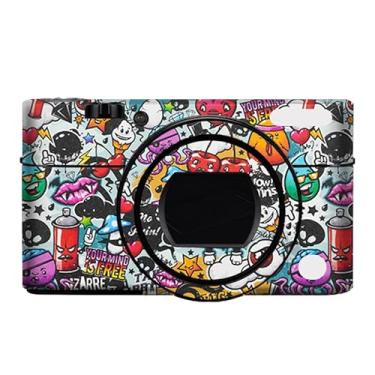 Imagem de Adesivo para o corpo da câmera película protetora acessórios para Sony RX100 V RX100 IV Vinyl Wrap Decalques RX100M4 RX100M5 RX100M5A (Graffiti White)