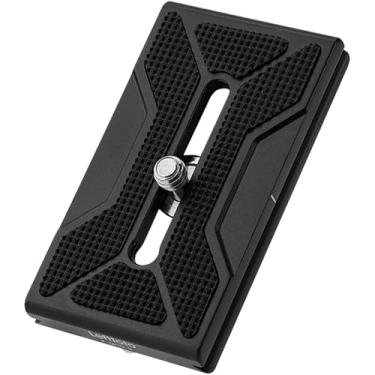 Imagem de Leftfoto Placa de liberação rápida universal de 70 mm para câmera Arca Swiss Clamp para câmera DSLR Tripé Ballhead