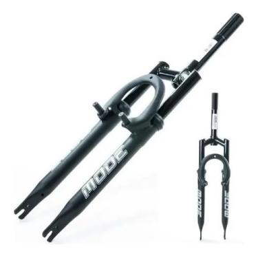Imagem de Garfo 26 Amortecedor Suspensão Bike 21,1mm Preto V Brake Mt