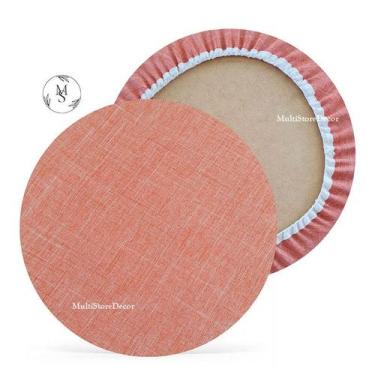 Imagem de 01 Capa de Sousplat Mellange Cinza - 35 cm - Várias Cores e Estampas -