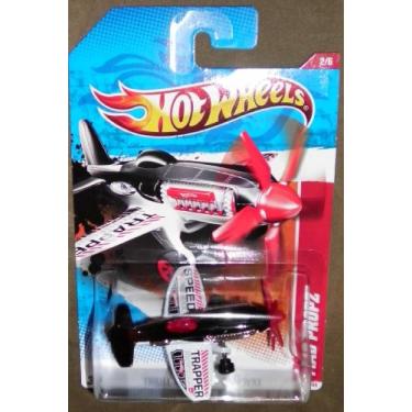 Imagem de Hot Wheels 2011 Thrill Racers Mad Propz (Avião) 188/244, preto e branco